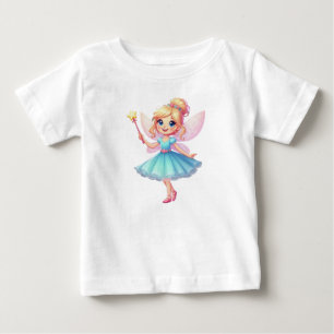 Camiseta De Bebé Whimsical Blue Fairy