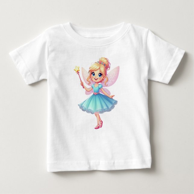 Camiseta De Bebé Whimsical Blue Fairy (Anverso)
