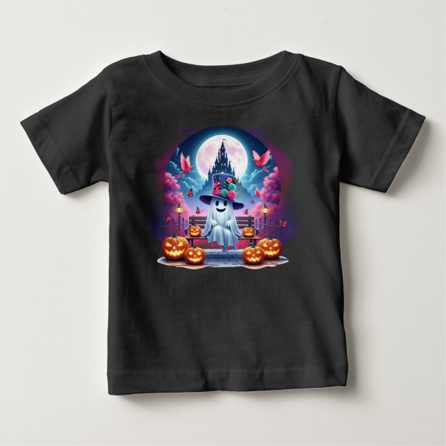 Camiseta De Bebé Whimsical Boo (Anverso)