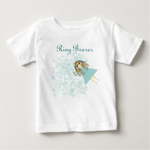 Camiseta De Bebé Whimsical Fairy Wedding Party T-shrits