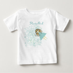Camiseta De Bebé Whimsical Fairy Wedding Party T-shrits