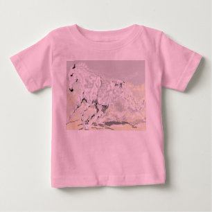 Camiseta de bebé White Stallion