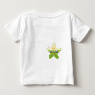 Camiseta De Bebé white t shirt printed with nature