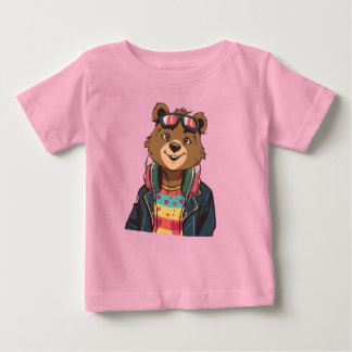 Camiseta De Bebé Wholesome Bear – Cozy, Colorful and Heartwarming