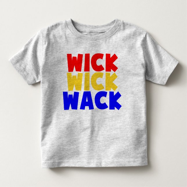 Camiseta De Bebé Wick Wick Wack (Anverso)