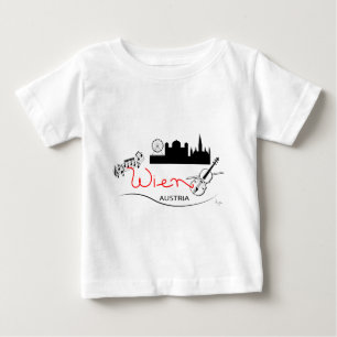 Camiseta De Bebé Wien, Viena Austria - Österreich