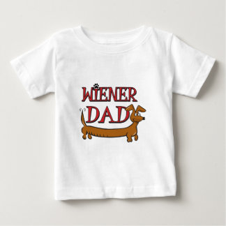 Camiseta De Bebé Wiener-Dad-Plain