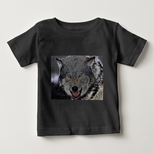 Camiseta De Bebé Wild Wolf (Anverso)