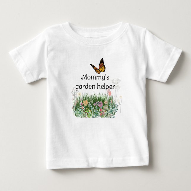 Camiseta De Bebé Wildflower Garden Helper Toddler / (Anverso)