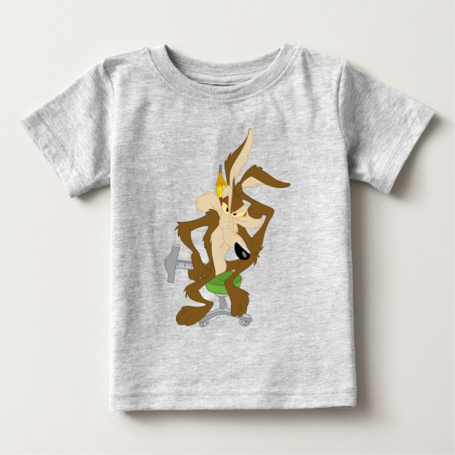 Camiseta De Bebé WILE E. COYOTE™ Planeando (Anverso)