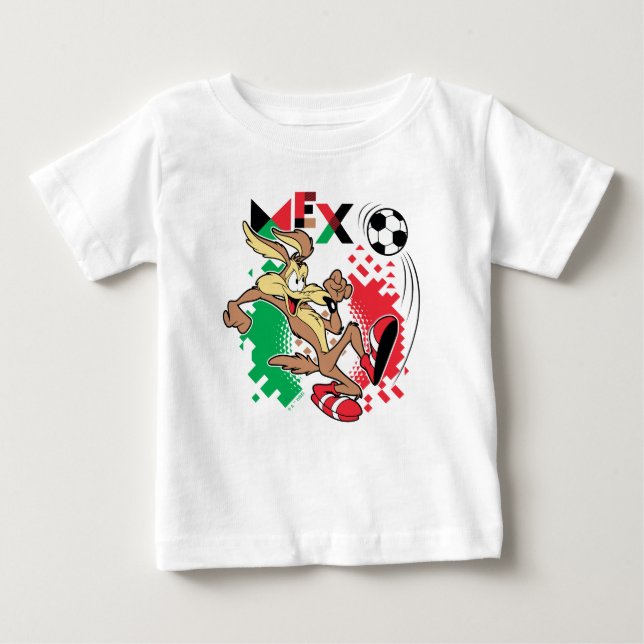 Camiseta De Bebé WILE E. COYOTE™ Team Mexico Soccer Graphic (Anverso)