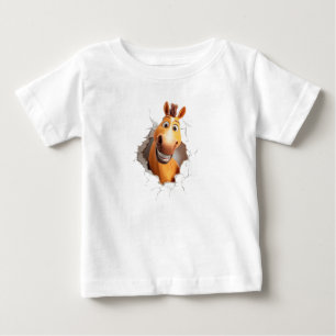 Camiseta De Bebé Will Work for Carrots: Funny Horse Design