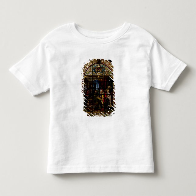 Camiseta De Bebé William Caxton que muestra su primer libro impreso (Anverso)