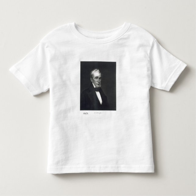 Camiseta De Bebé William Henry Harrison, 9no presidente de la unión (Anverso)