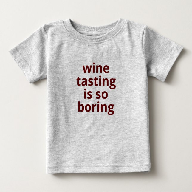 Camiseta De Bebé Wine Kid T-Shirt (Anverso)