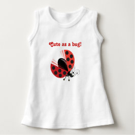 Camiseta De Bebé Wing-Nutz™_Ladybug_Sweet & Cute como un error!