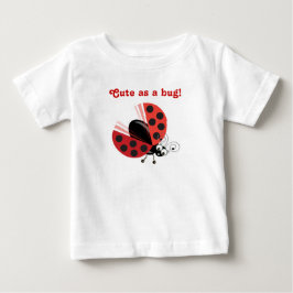 Camiseta De Bebé Wing-Nutz™_Ladybug_Sweet & Cute como un error!