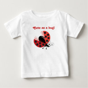 Camiseta De Bebé Wing-Nutz™_Ladybug_Sweet & Cute como un error!