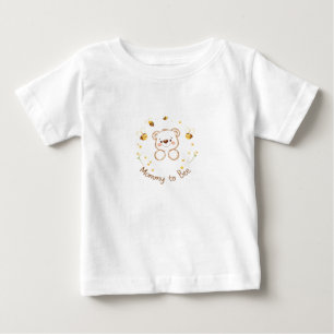 Camiseta De Bebé Winnie Pooh Mamá Abeja Cumpleaños del Bebe Oso Lin