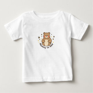 Camiseta De Bebé Winnie the Pooh Baby Shower Mommy to Bee Cute Bear