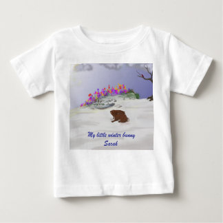 Camiseta De Bebé Winter Bunny