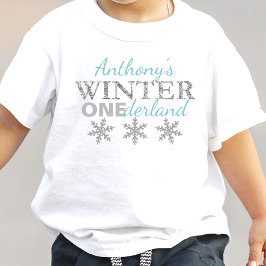Camiseta De Bebé Winter ONEderland Primer cumpleaños