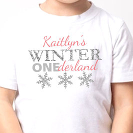 Camiseta De Bebé Winter ONEderland Primer cumpleaños