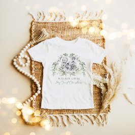 Camiseta De Bebé Winter Wonderland Artic Animals Baby 1er Navidades