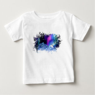 Camiseta De Bebé Winter Wonderlights Baby Bodysuit