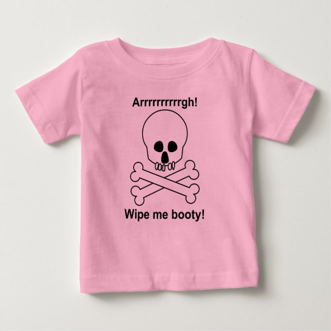 Camiseta De Bebé WipeMeBooty (Anverso)