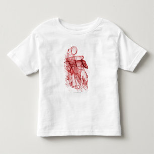Camiseta De Bebé Wireframe de Digitaces del corazón humano