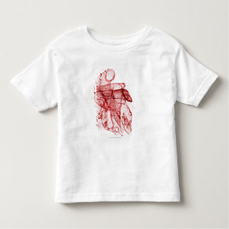 Camiseta De Bebé Wireframe de Digitaces del corazón humano