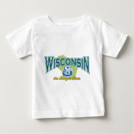 Camiseta De Bebé Wisconsin