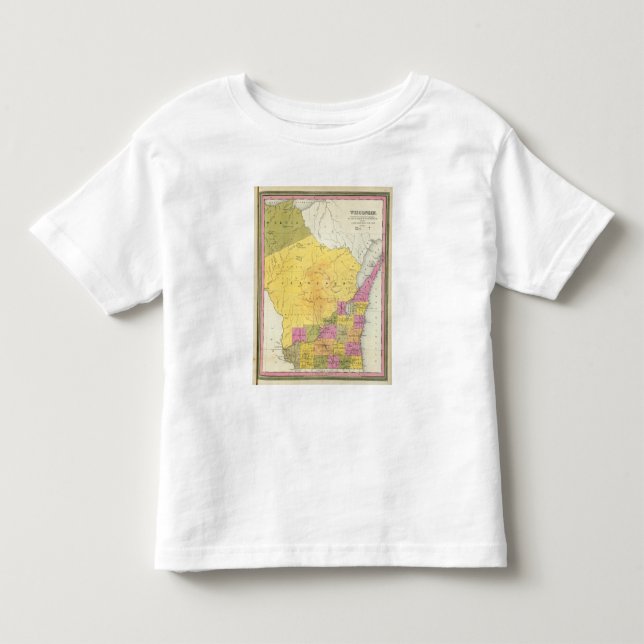 Camiseta De Bebé Wisconsin 4 (Anverso)