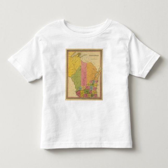 Camiseta De Bebé Wisconsin 7 (Anverso)