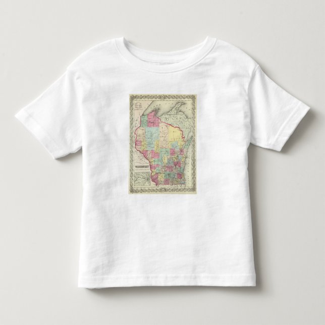 Camiseta De Bebé Wisconsin 8 (Anverso)