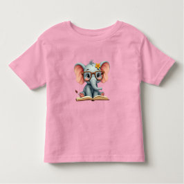 Camiseta De Bebé Wise Baby Elephant