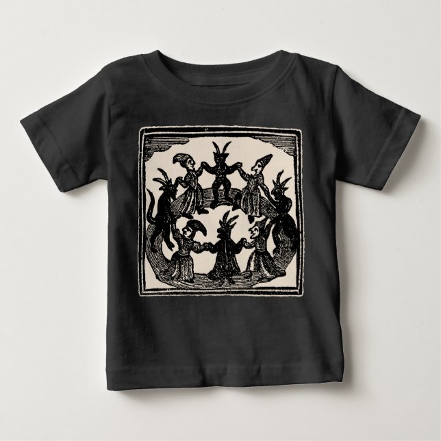 Camiseta De Bebé Witches Circle Dance (Anverso)