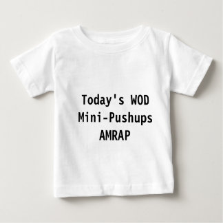 Camiseta De Bebé WOD para bebés: Mini-Pushups