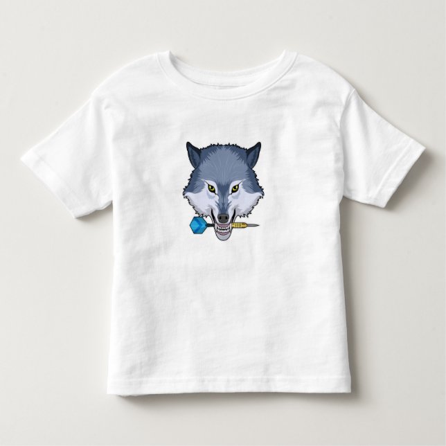 Camiseta De Bebé Wolf en Darts con Dart (Anverso)