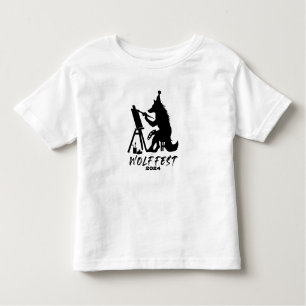 Camiseta De Bebé Wolf Fest 2024 Toddler Tee Design Front