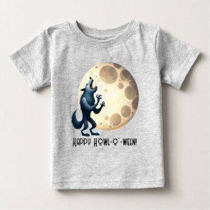 Camiseta De Bebé Wolf y Full Moon - ¡Feliz Howl-o-ween!