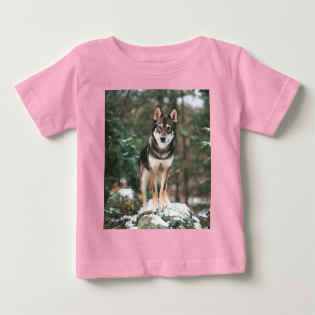 Camiseta De Bebé Wolfdog (Anverso)