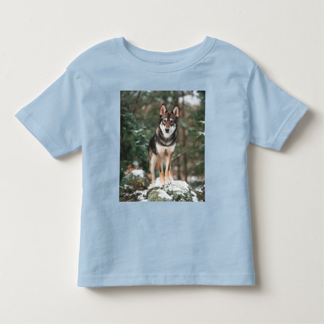 Camiseta De Bebé Wolfdog Toddler T-Shirt (Anverso)
