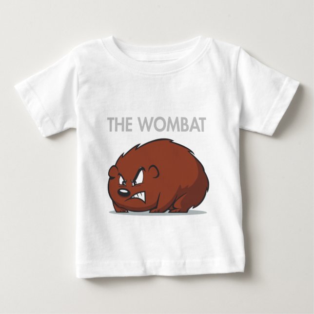 CAMISETA DE BEBÉ WOMBAT (Anverso)