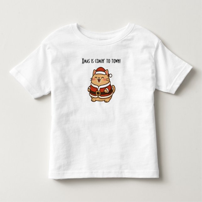 Camiseta De Bebé Wonky Zoo Toddler T-shirt - Funny Cat (Anverso)