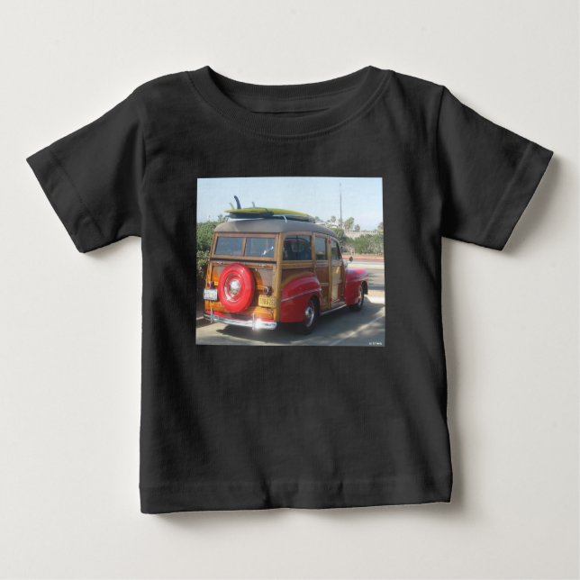 Camiseta De Bebé Woodie Wagon (Anverso)