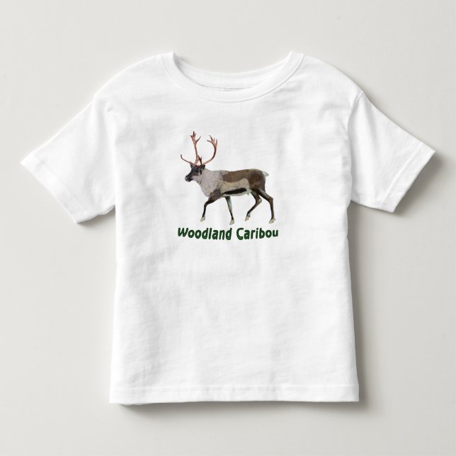 Camiseta De Bebé Woodland Caribou (Anverso)