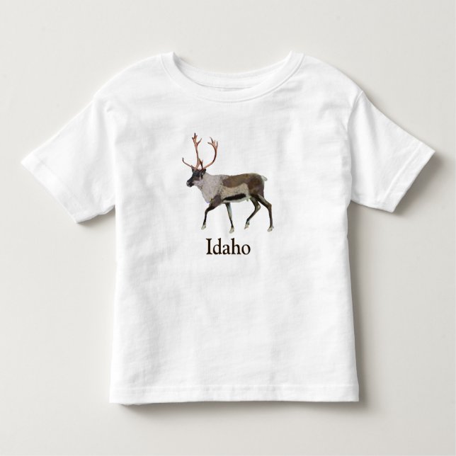 Camiseta De Bebé Woodland Caribou (Anverso)