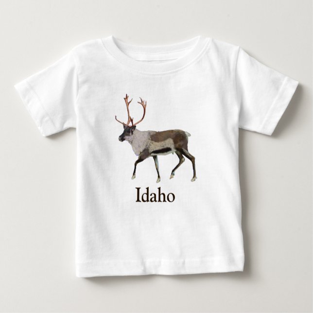 Camiseta De Bebé Woodland Caribou (Anverso)